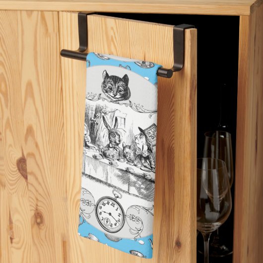 ALICE IN WONDERLAND TEA TOWEL THEEDOEK (Derde Gevouwen)