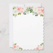 Alice in Wonderland  Teapot Invitation Kaart (Achterkant)