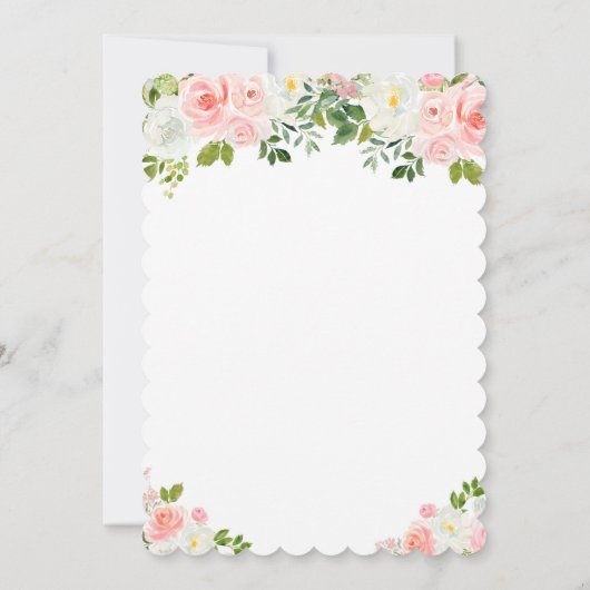 Alice in Wonderland  Teapot Invitation Kaart (Achterkant)