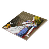 Alice in Wonderland Tegeltje (Zijkant)