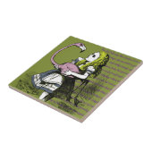 Alice in Wonderland Tegeltje (Zijkant)