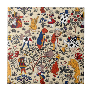 Alice in Wonderland Tegeltje