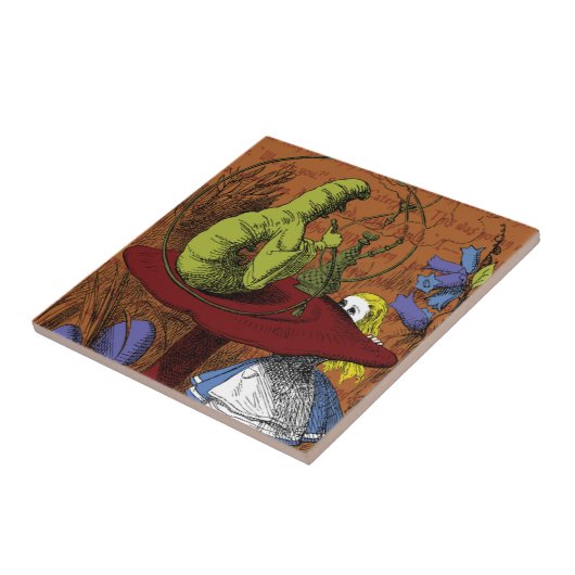 Alice in Wonderland Tegeltje (Zijkant)