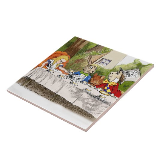 Alice in Wonderland Tegeltje (Zijkant)