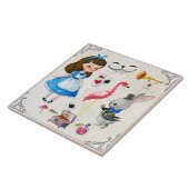 Alice in Wonderland Tegeltje (Zijkant)