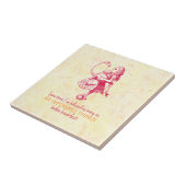 Alice in Wonderland Tegeltje (Zijkant)