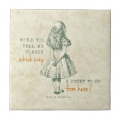 Alice in Wonderland Tegeltje (Voorkant)