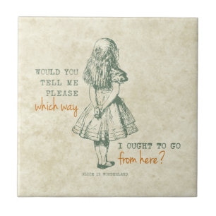 Alice in Wonderland Tegeltje