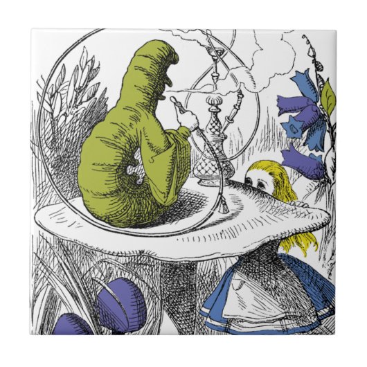 Alice in Wonderland Tegeltje (Voorkant)