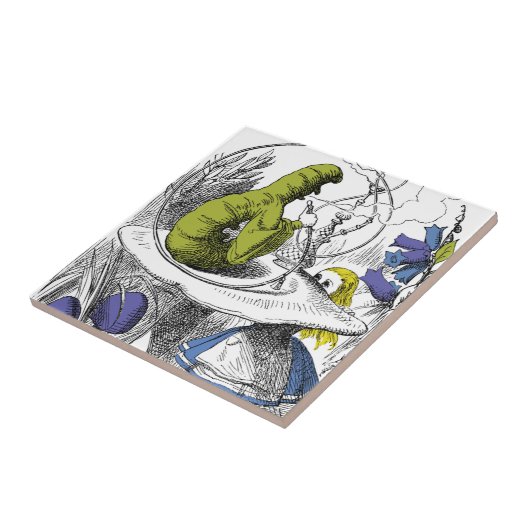 Alice in Wonderland Tegeltje (Zijkant)