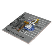 Alice in Wonderland Tegeltje (Zijkant)