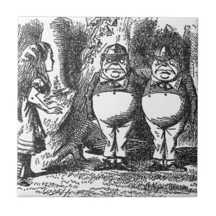 Alice in Wonderland Tegeltje