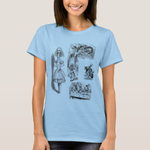 Alice in Wonderland, Tenniel Characters T-shirt
