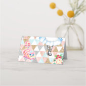Alice in Wonderland Tent Place Card Plaatskaartje (Achterkant)