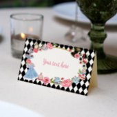 Alice in Wonderland Tent Place Card Plaatskaartje