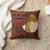 Alice in Wonderland "The Cheshire Cat"-kruistochte Kussen (Deken)