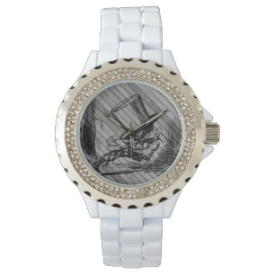 Alice (in Wonderland) The Hatter Enamel Watch Horloge
