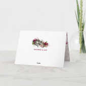 Alice in Wonderland The Mad Hatter Tea Party Bedankkaart (Achterkant)