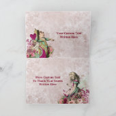 Alice in Wonderland The Mad Hatter Tea Party Bedankkaart (Binnen)