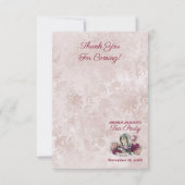 Alice in Wonderland The Mad Hatter Tea Party Bedankkaart (Voorkant)