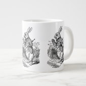 Alice in Wonderland, The White Rabbit Watch Grote Koffiekop (Voorkant rechts)
