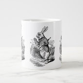 Alice in Wonderland, The White Rabbit Watch Grote Koffiekop (Voorkant)