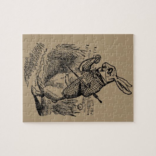 Alice in Wonderland, The White Rabbit Watch Legpuzzel (Horizontaal)