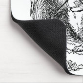 Alice in Wonderland, The White Rabbit Watch Muismat (Hoek)