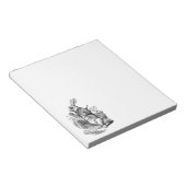 Alice in Wonderland, The White Rabbit Watch Notitieblok (Schuin)