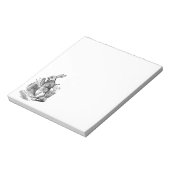 Alice in Wonderland, The White Rabbit Watch Notitieblok (Linkerzijde)