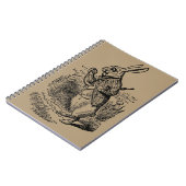  Alice in Wonderland, The White Rabbit Watch Notitieboek (Linkerzijde)