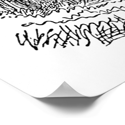  Alice in Wonderland, The White Rabbit Watch Poster (Hoek)