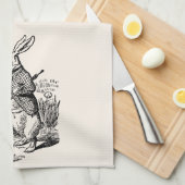 Alice in Wonderland, The White Rabbit Watch Theedoek (Quarter Fold)