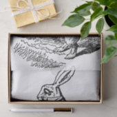 Alice in Wonderland, The White Rabbit Watch Tissuepapier (Geschenk)