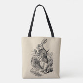 Alice in Wonderland, The White Rabbit Watch Tote Bag (Achterkant)