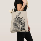 Alice in Wonderland, The White Rabbit Watch Tote Bag (Dichtbij)