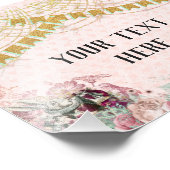 Alice in Wonderland Thee Blush & Mint Foto Afdruk (Hoek)