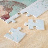 Alice in Wonderland Thee feestje Kunst met de Gekk Legpuzzel (Zijkant)