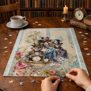Alice in Wonderland Thee feestje Kunst met de Gekk Legpuzzel