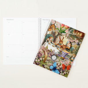 Alice in Wonderland Thee Feestje Kunst Planner