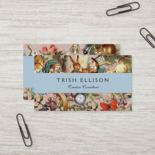 Alice in Wonderland Thee Feestje Kunst Visitekaartje