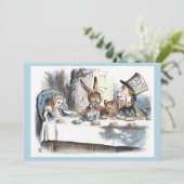 Alice in Wonderland, Thee van de Gekke Hoedenmaker Kaart (Staand voorkant)