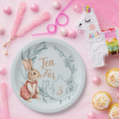 Alice in Wonderland thee voor drie Papieren Bordje (Feest)