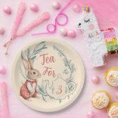 Alice in Wonderland thee voor drie Papieren Bordje (Feest)