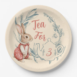 Alice in Wonderland thee voor drie Papieren Bordje