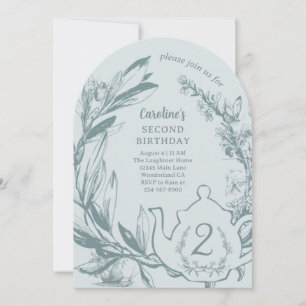 Alice in Wonderland thee voor twee verjaardagen Kaart