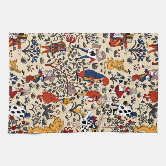 Alice in Wonderland Theedoek (Horizontaal)