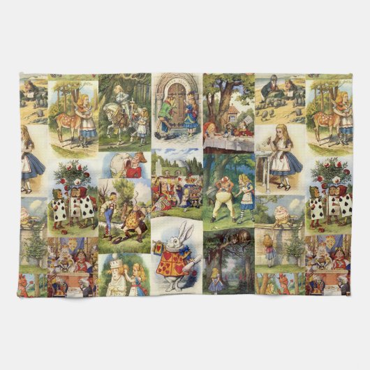 Alice in Wonderland Theedoek (Horizontaal)