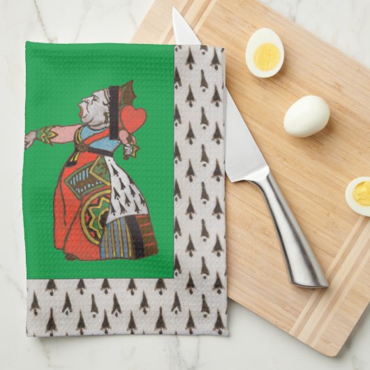 Alice in Wonderland Theedoek (Quarter Fold)