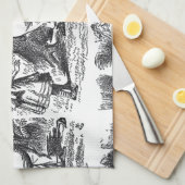 Alice in Wonderland Theedoek (Quarter Fold)